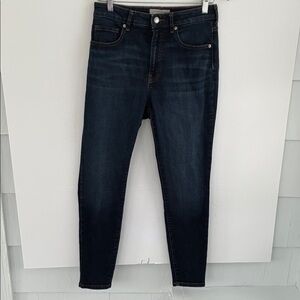 Everlane The Curvy High-Rise Skinny Jean Dark Blue Women's 29 Regular